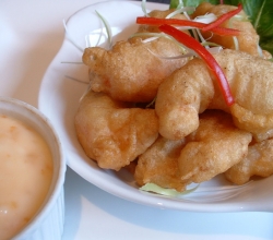Prawn tempura Diwali food